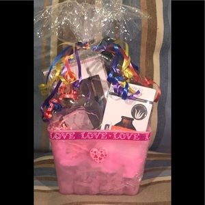 Gift basket 4pcs for women pink